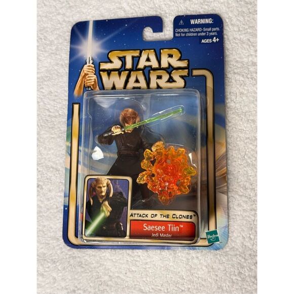 Star Wars Attack of the Clones Saesee Tiin Figure/Vintage 2002 - Picture 1 of 7